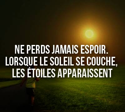 Citations, proverbes Espoir
